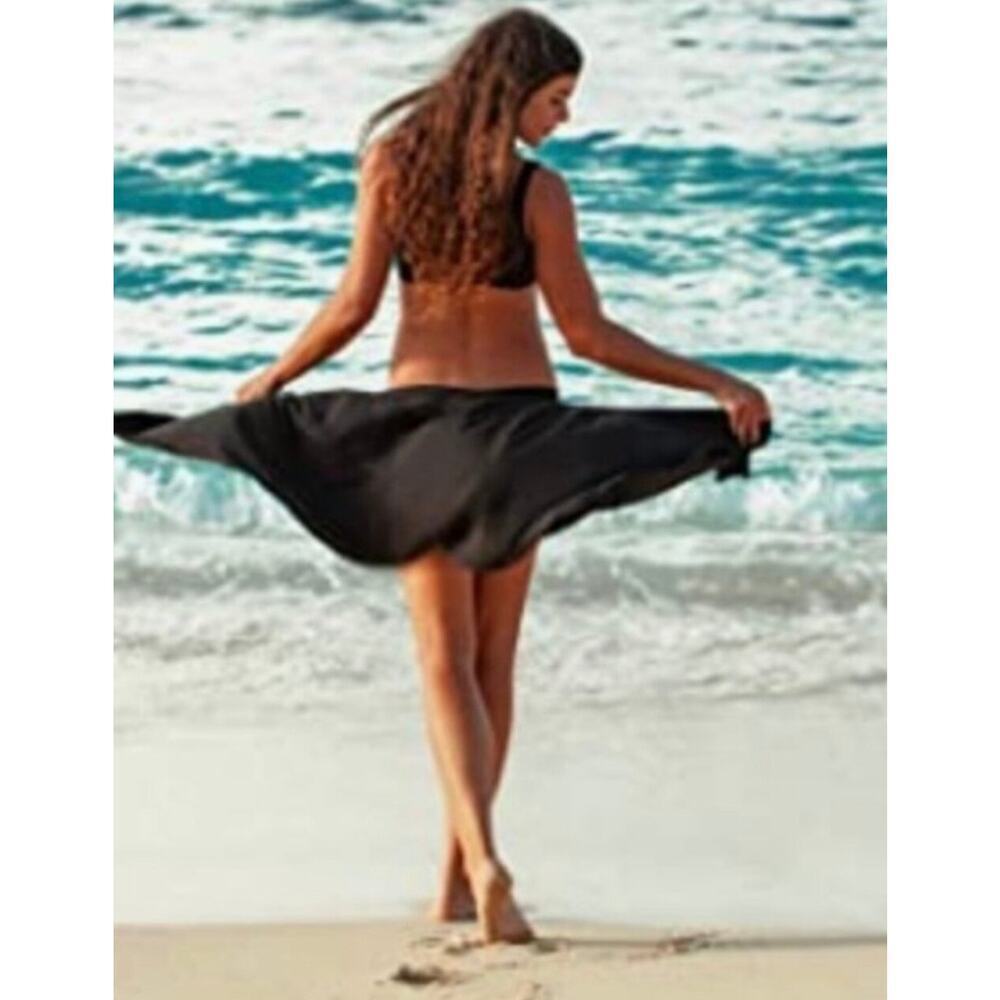 Ripskirt Hawaii Wrap Swim Coverup Skirt Women’s L Original Black